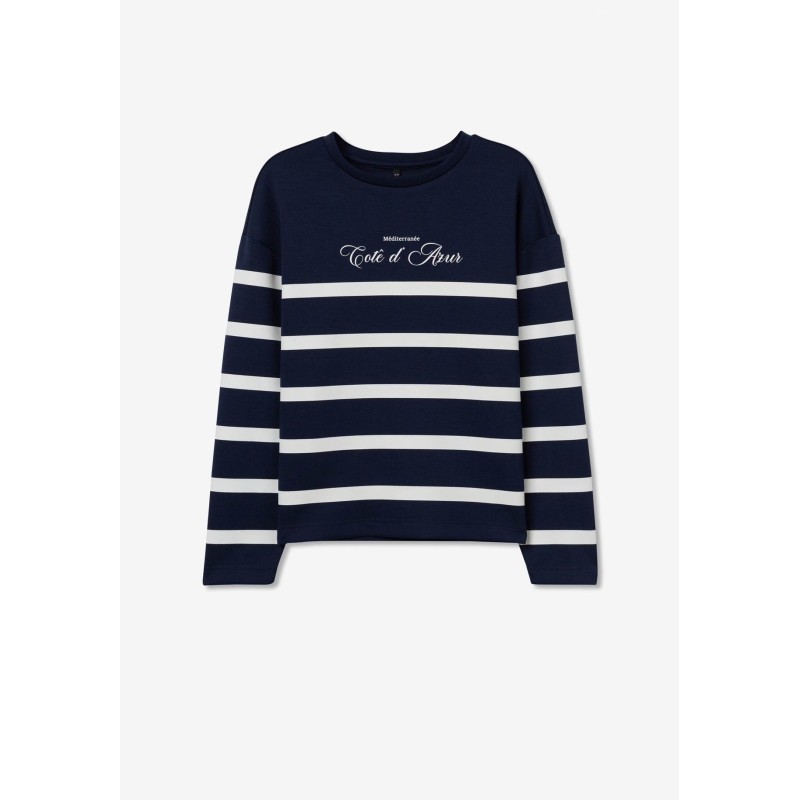 Felpa Donna Tiffosi Blu – Stile Casual e Comfort Quotidiano | 4 Passi Boutique-4passiboutique