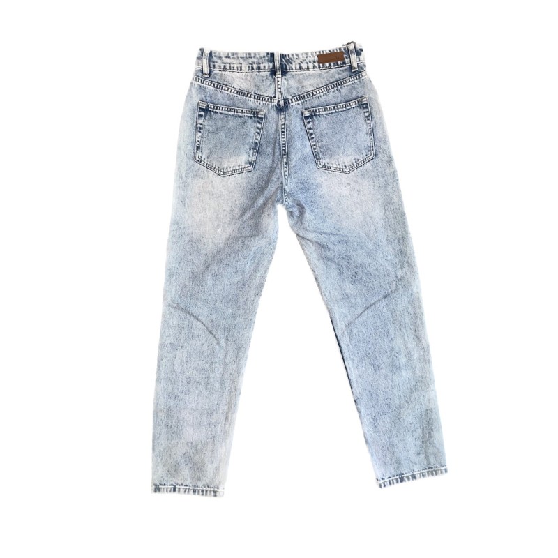 Jeans Donna Fit Slim Strappato Akè – Stile Urbano e Comfort Quotidiano-4passiboutique