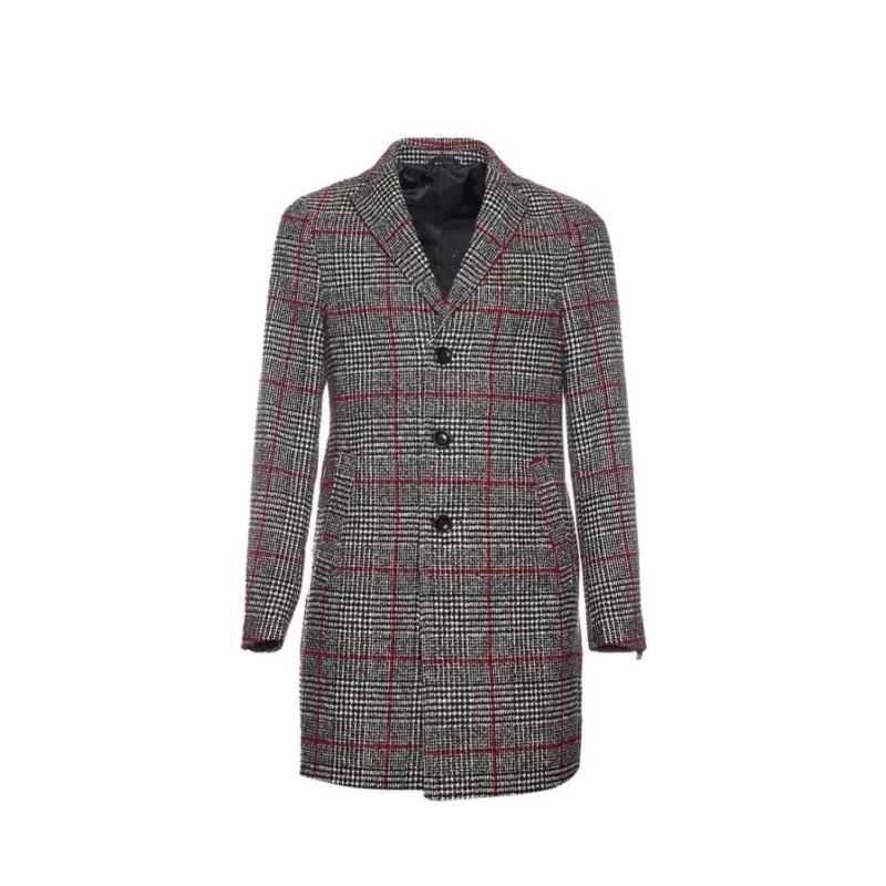 Cappotto Sorbino Uomo con Trama – Eleganza Contemporanea e Comfort Quotidiano-4passiboutique