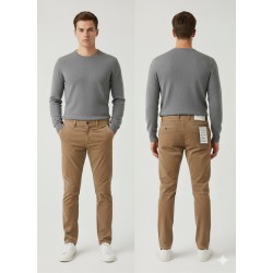 Pantalone Chinos Sorbino Uomo Cammello – Stile Elegante e Versatile | 4 Passi Boutique-4passiboutique