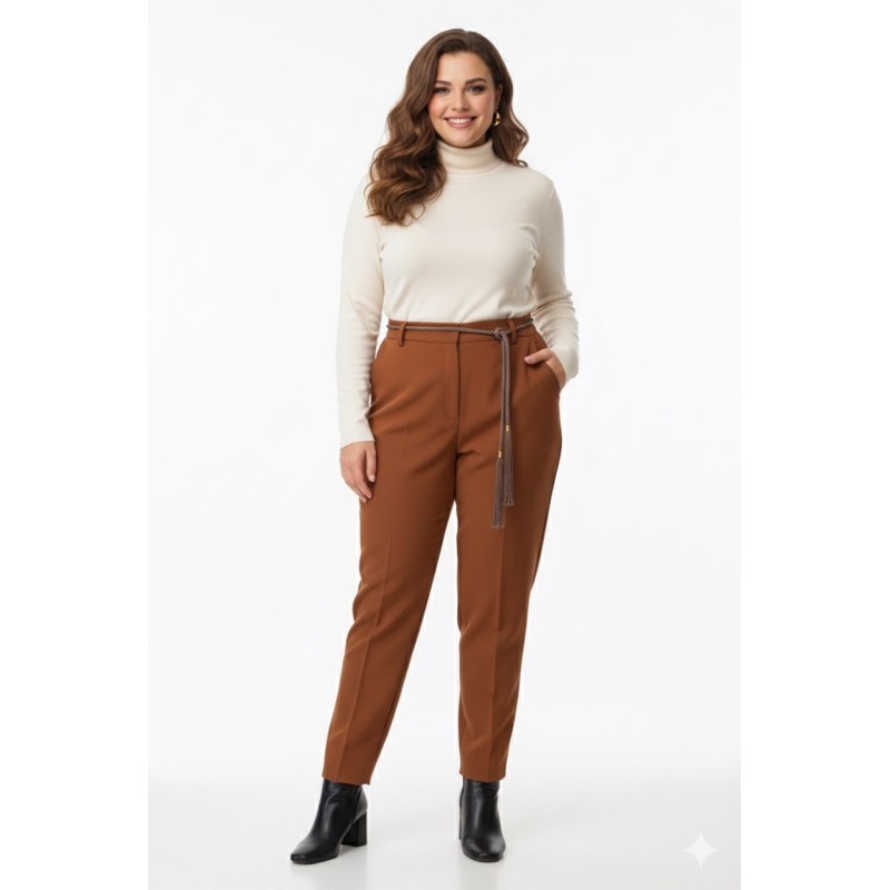 Pantalone Lizalù con Cinturino in Corda – Comfort Chic Made in Italy-4passiboutique