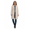 Cappotto Akè effetto pelliccia crema donna – Elegante e versatile | 4 Passi Boutique