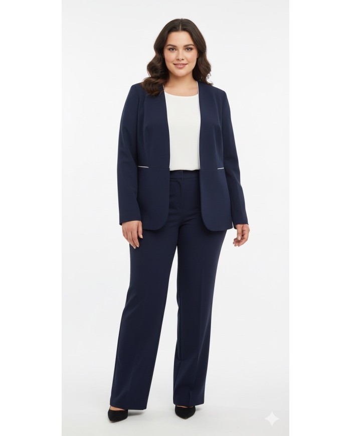 Giacca Lizalù Blu – Eleganza senza tempo per ogni occasione | 4 Passi Boutique-4passiboutique