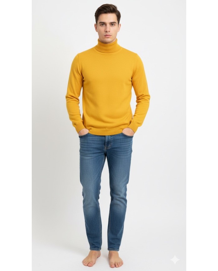 Dolcevita Sorbino Basic Giallo – Stile, Comfort e Colore per Ogni Occasione-4passiboutique