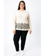 Maglia Lizalù Donna Beige – Eleganza quotidiana con comfort e stile