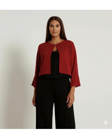 Coprispalle Lizalù color Merlot Donna – Eleganza e comfort firmati 4 Passi Boutique-4passiboutique