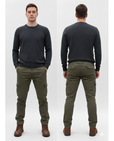 Pantalone Cargo Uomo Sorbino – Stile Urbano e Comfort Daily | 4 Passi Boutique-4passiboutique