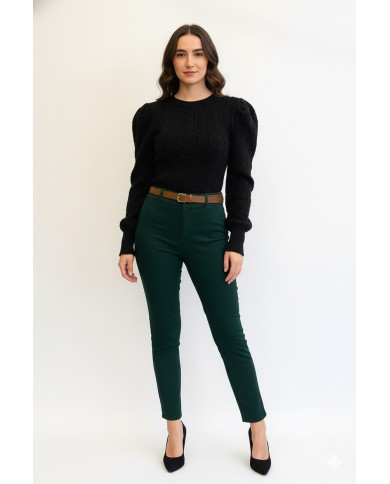 Maglia Akè con Trama a Treccia – Eleganza e Comfort Made in Italy-4passiboutique