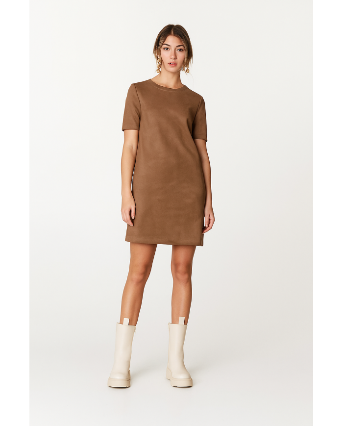 Abito Scamosciato Akè Donna – Eleganza Minimal per Tutti i Giorni