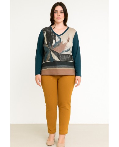 Maglia Lizalù Donna Color Petrolio – Eleganza e Comfort in un Solo Capo