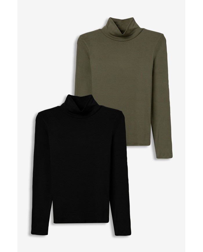 Lupetto Basic Donna Tiffosi – Set da 2 Colori | Comfort e Stile by 4 Passi Boutique