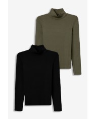 Lupetto Basic Donna Tiffosi – Set da 2 Colori | Comfort e Stile by 4 Passi Boutique