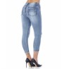 Jeans Skinny Strappato Akè – Stile Urbano e Comfort Elasticizzato-4passiboutique
