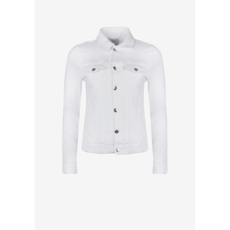 Giubbotto di jeans bianco donna Tiffosi – Versatilità e stile contemporaneo | 4 Passi Boutique-4passiboutique