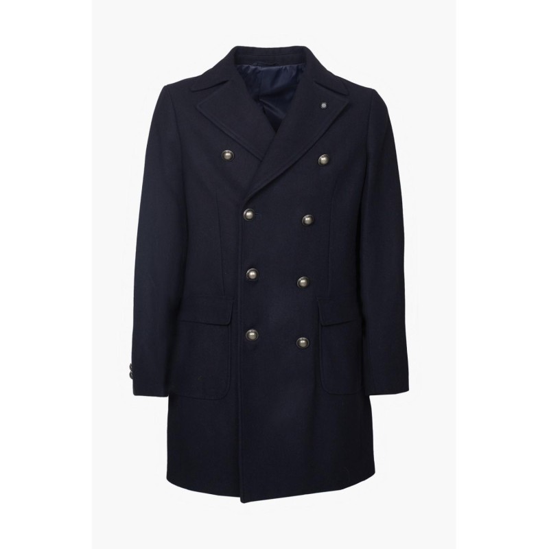 Cappotto Doppiopetto Uomo Sorbino in Lana | 4 Passi Boutique-4passiboutique