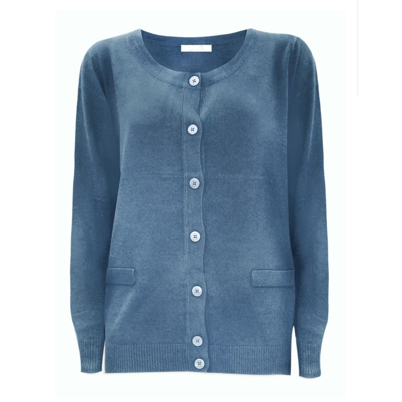 Cardigan Basico Lizalù Donna – Stile Essenziale e Comfort Quotidiano | 4 Passi Boutique-4passiboutique