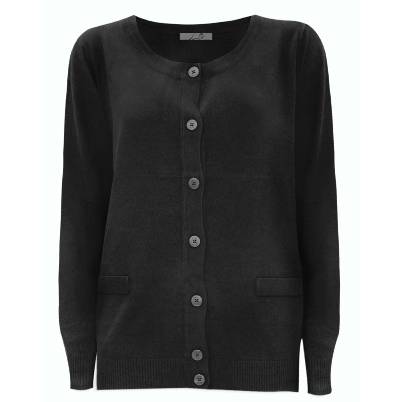 Cardigan Basico Lizalù Donna – Stile Essenziale e Comfort Quotidiano | 4 Passi Boutique-4passiboutique