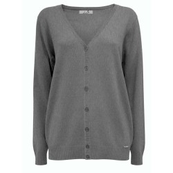 Cardigan Donna Scollo a V Basic Lizalù – Stile Versatile e Confortevole | 4 Passi Boutique-4passiboutique